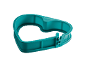 Emporte-pièce en forme de cœur turquoise avec côtés ajustables.