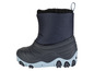 Une paire de bottes d'hiver bleues avec une doublure bleue.