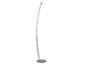 Lampe sur pied LED élégante et incurvée.