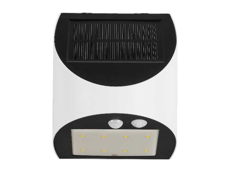Un éclairage LED solaire avec détecteur de mouvement.