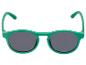 Lunettes de soleil vertes avec verres foncés.