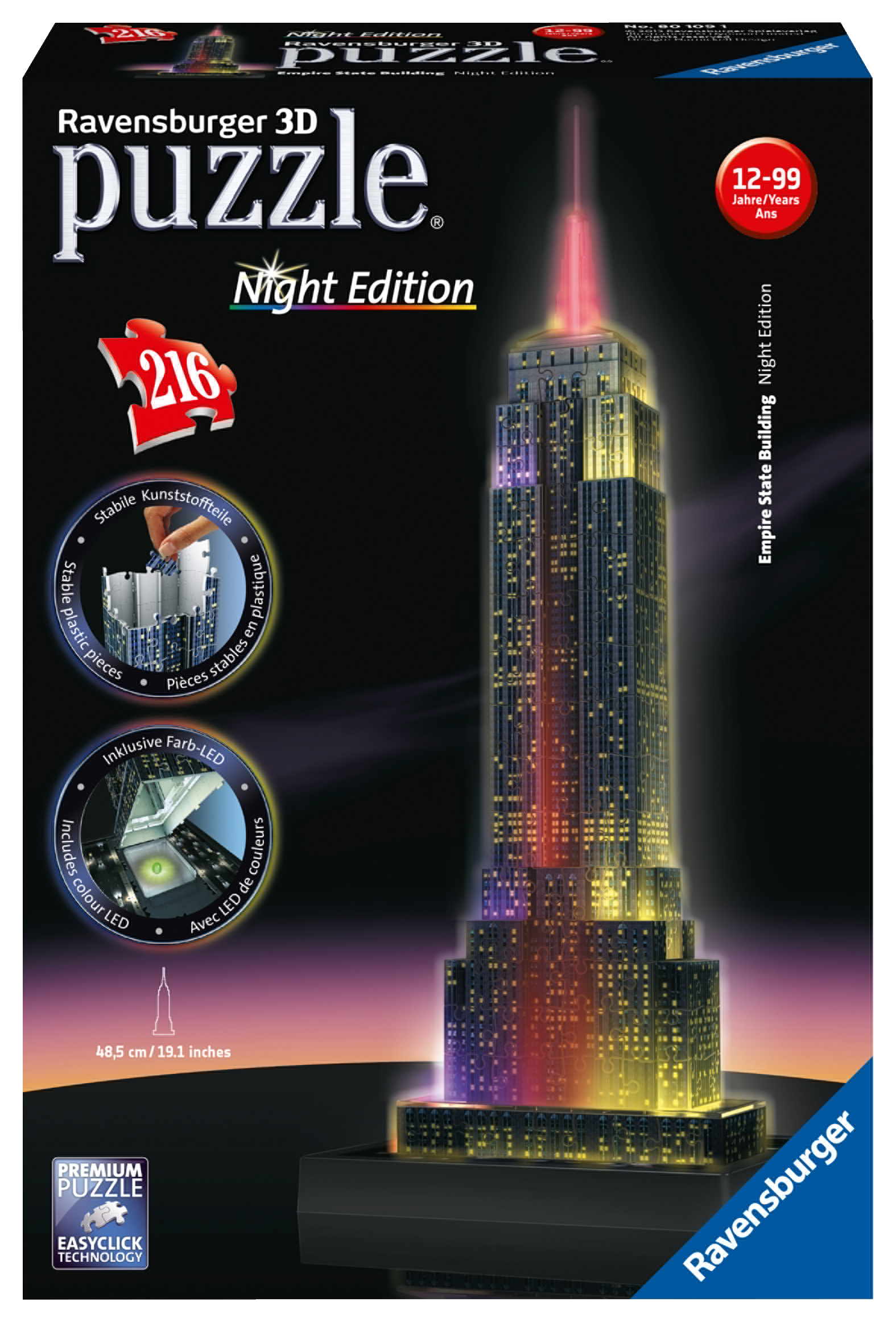 RAVENSBURGER Puzzle 3D LED la maison de la Forêt - vue 6