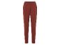 Pantalon ample brun-rouge.
