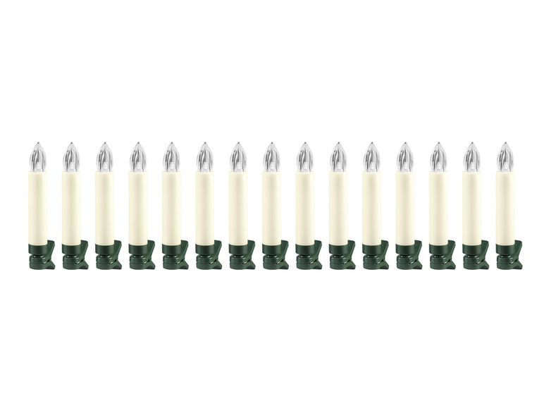 Aller en mode plein écran : LIVARNO home Bougies LED sans fil pour sapin de Noël, 15 pièces - Image 2