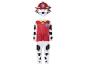Un costume de pompier Paw Patrol avec un masque.