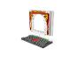 Instructions de construction LEGO montrant une arche blanche avec des décorations de dragon fixée sur une plaque grise.
