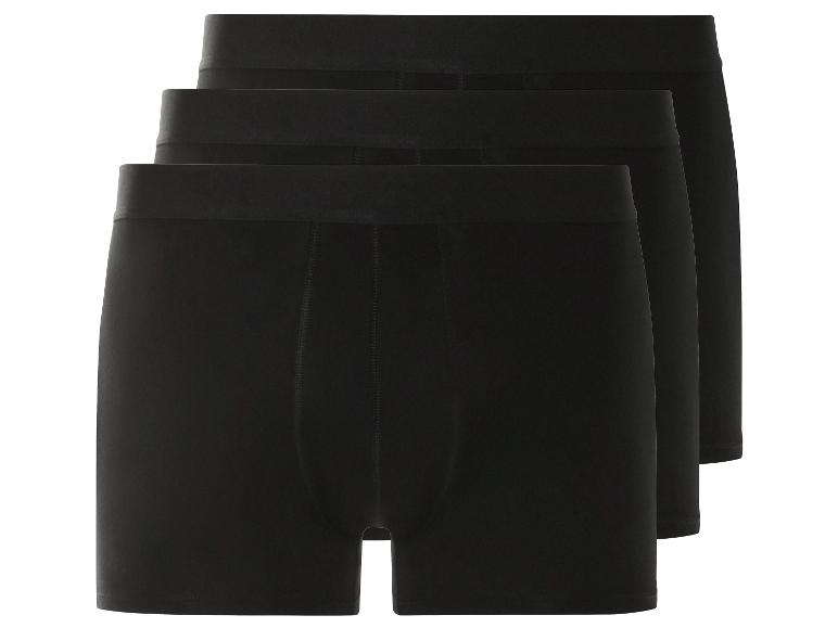 Trois paires de boxers noirs