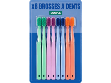Brosse à dents couleur standard