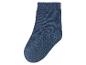 Une chaussette bleue.