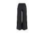 Pantalon noir large avec taille élastique, vue de dos