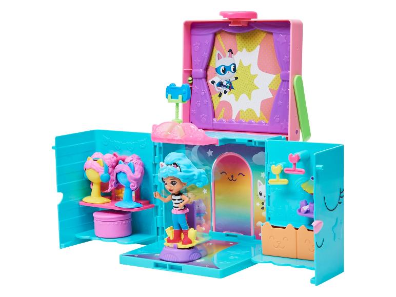 Coffret Gabby's Dollhouse Purrfect avec une poupée Gabby et des accessoires.