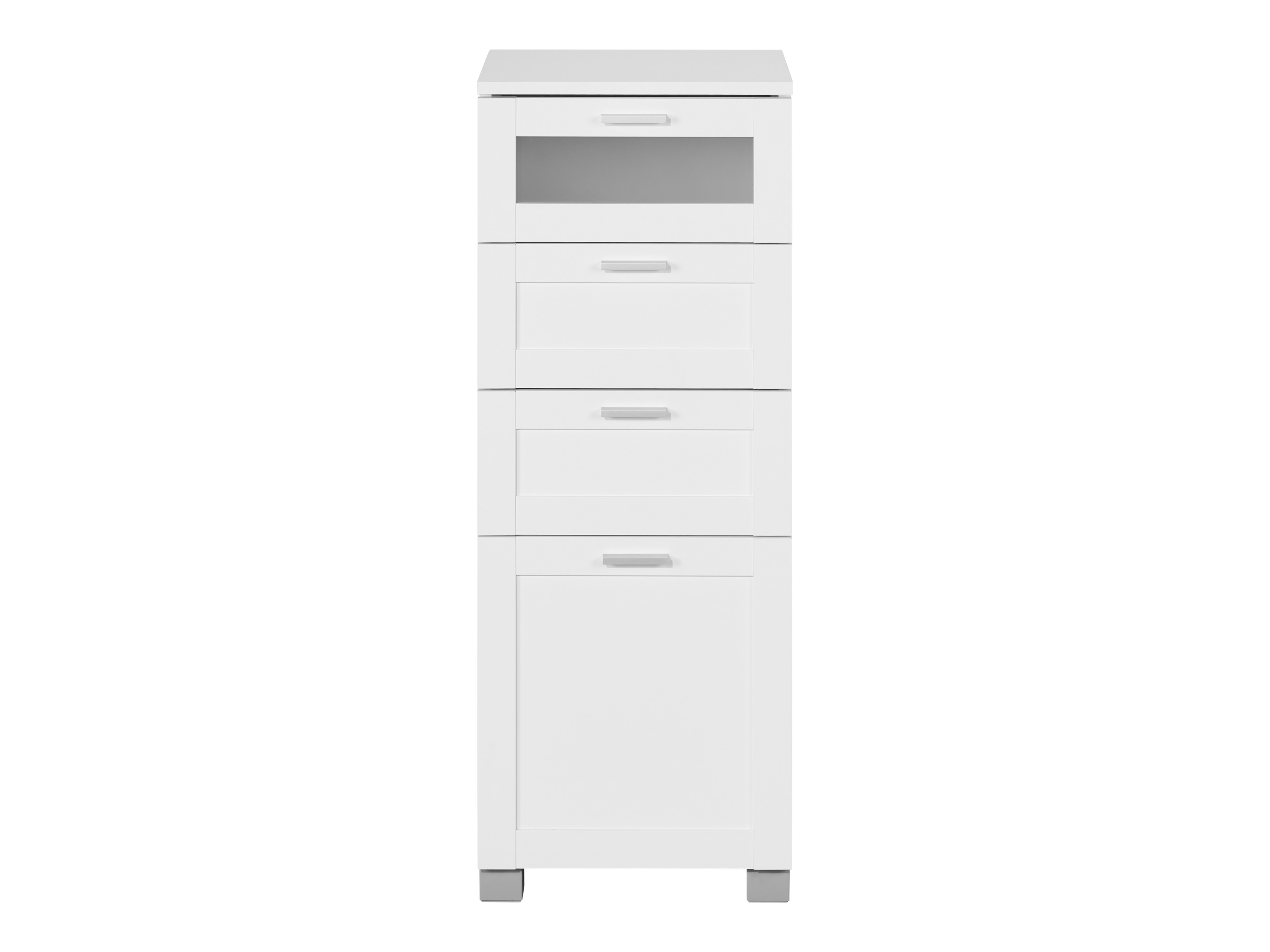 LIVARNO home Meuble de salle de bains Basel, 37 x 96,9 x 34,5 cm, blanc