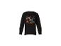 T-shirt noir à manches longues pour enfant avec imprimé Halloween 'Spooky-Saurus'.