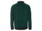 Sweat-shirt en polaire vert foncé à fermeture éclair