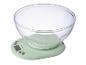 Balance de cuisine SilverCrest avec bol transparent, vert clair.