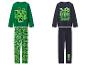 Ensembles de pyjama Minecraft avec motifs verts et bleu foncé