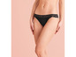 String noir avec dentelle