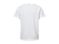 T-shirt blanche à manches courtes.