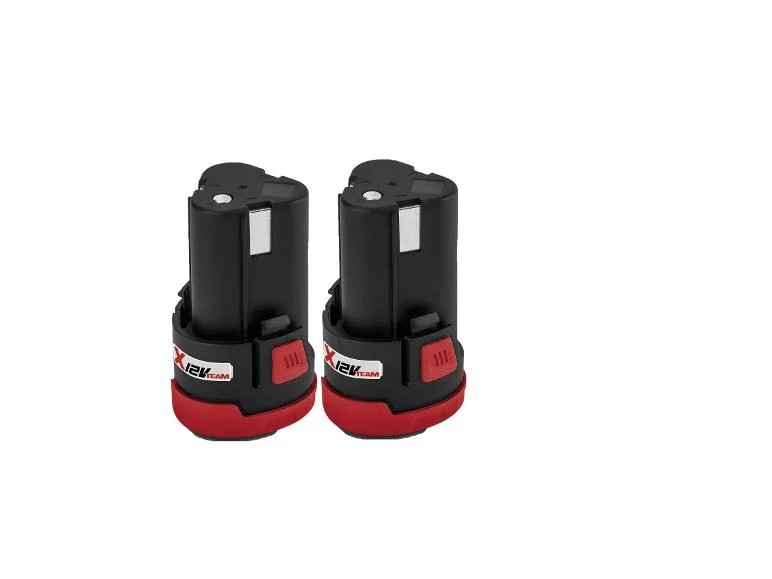 Deux batteries X12V TEAM pour outils électriques.