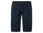 Short bleu foncé avec élastique et cordon