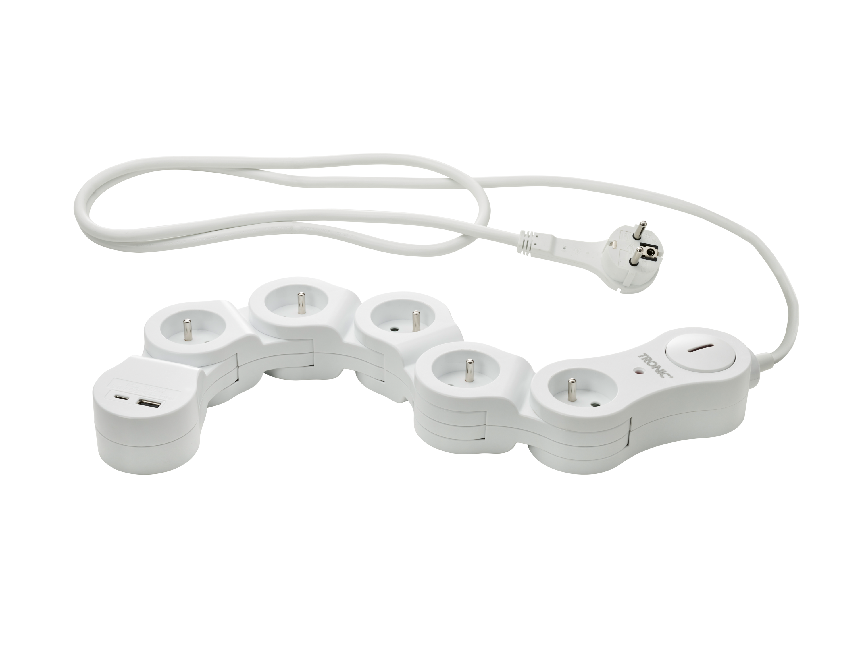 TRONIC® Multiprise modulable (multiprise blanche)