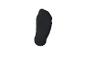 Une chaussette courte noire sur fond blanc.