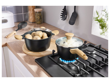 ERNESTO® Faitout Ø 20 cm ou casserole Ø 16 cm en fonte d'aluminium