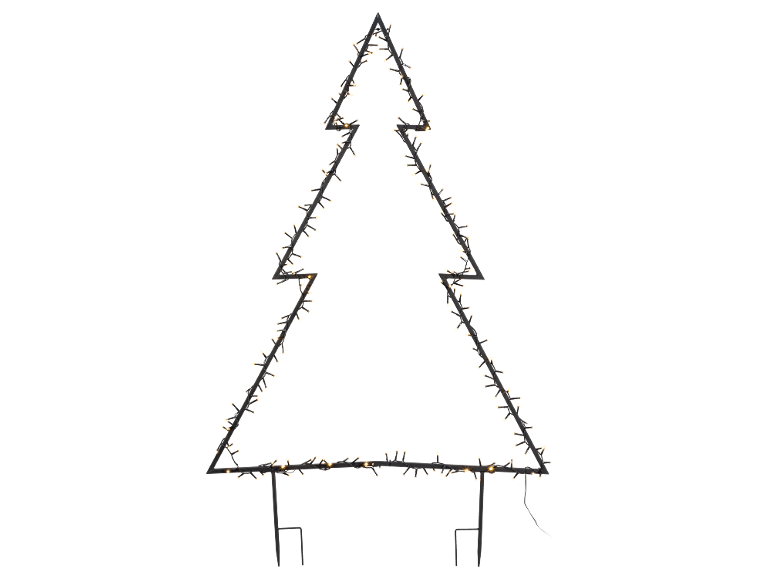Sapin de Noël avec lumières LED pour l'extérieur