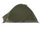 Tente de camping Crivit verte sur fond blanc