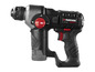 Un marteau perforateur noir Parkside Performance avec un bouton rouge.