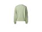 Dos d'un sweat-shirt femme vert clair