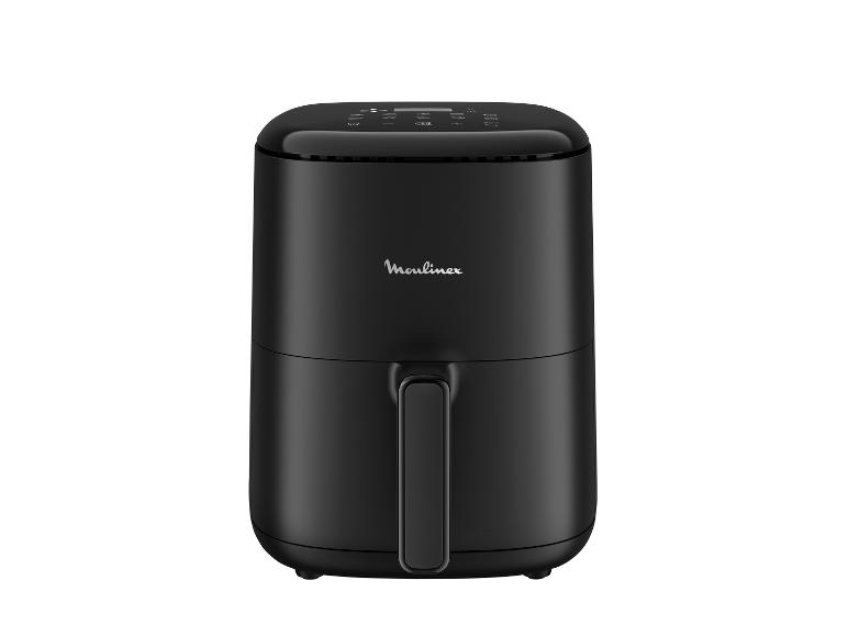 Friteuse à air noire avec écran numérique et poignée