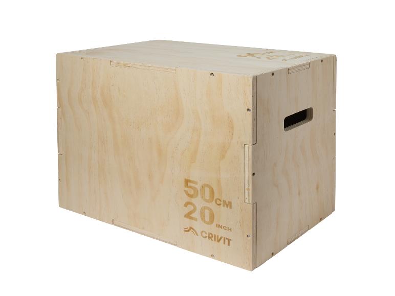 Plyobox en bois avec marquages 50 cm et 20 pouces