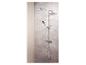 Douche avec pomme de douche pluie, douchette et thermostat.