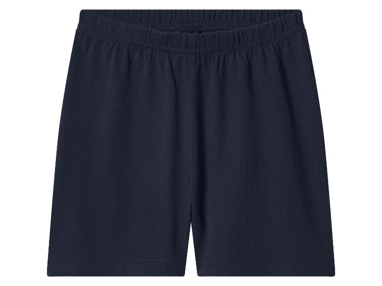 Short enfant bleu marine avec taille élastique