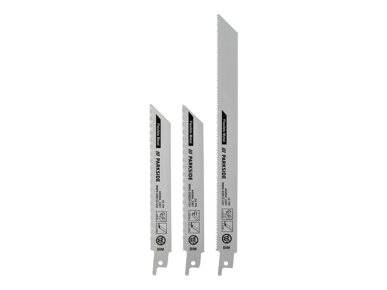 Aller en mode plein écran : Jeu de lames de scie sabre PFSZ 3 B1, 3 pièces - Image 6