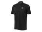 Un polo noir Crivit avec un logo de tennis.