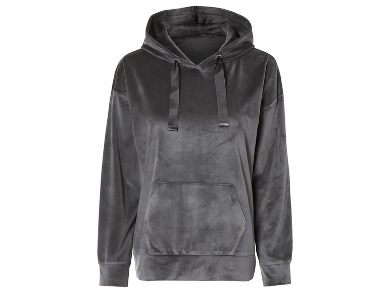 Aller en mode plein écran : esmara® Sweat à capuche en velours femme - Image 2