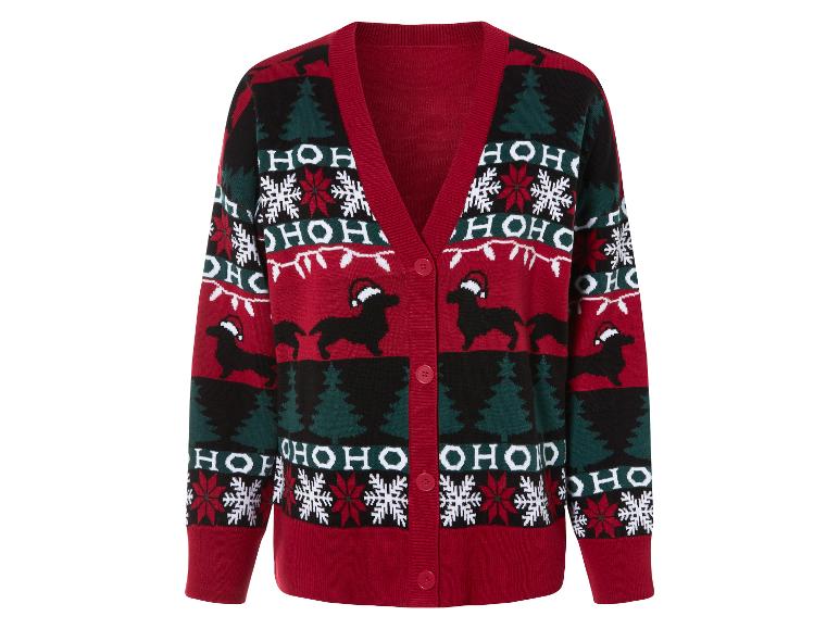 Cardigan De Noël Pour Femme - Pull Festif Rigolo Avec Motifs, Manches Longues, Parfait Pour Les Fêtes