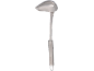 Louche de cuisine en acier inoxydable avec long manche et finition brillante