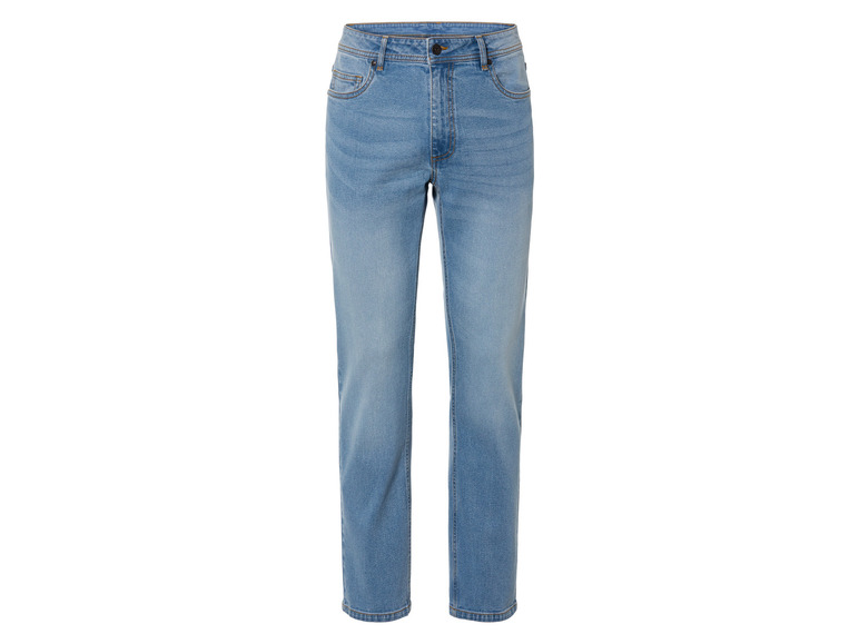 Un jean bleu clair pour homme.