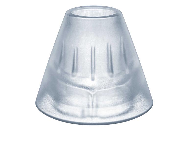 Buse conique transparente pour aspirateur ou appareil de beauté.