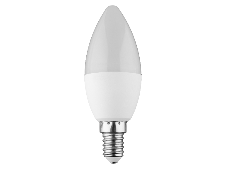 Une ampoule LED bougie à économie d'énergie.