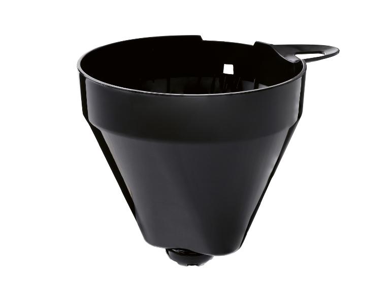 Panier-filtre noir pour machine à café avec poignée