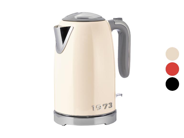 Bouilloire rétro 1973 couleur crème.