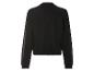 Une veste bomber noire à manches longues.
