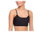 Un soutien-gorge de sport noir Sloggi avec des bretelles fines.