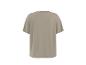 T-shirt ample couleur sable vu de dos.