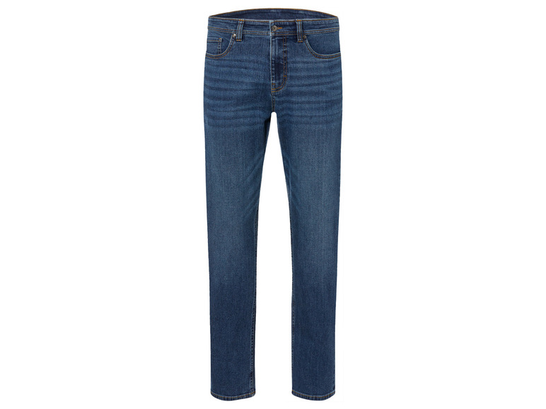 Un jean bleu pour homme.