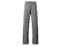 Pantalon large gris en tissu doux.